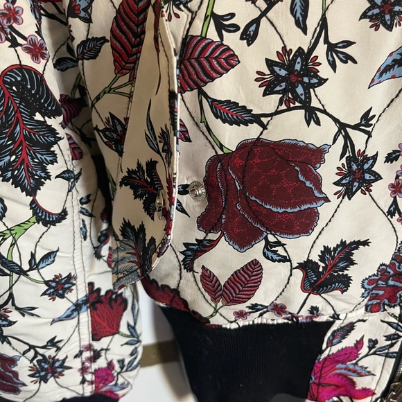 Diane Von Furstenburg Reversible quilt bomber jacket - Picture 2 of 6